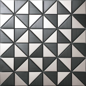 Black and white mosaic tile