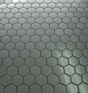 Honeycomb stainless steel metal tile