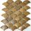 Copper fan mosaic wall tiles beautiful metal wall tile