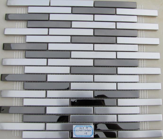 Perfect mosaic stainless steel tile