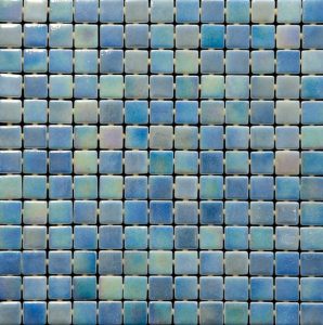 Combination of light blue colours - Mosaic glass tile for pools and splashbacks