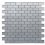 Metal stainless steel brushed mosaic wall tile kitchen splashback tile