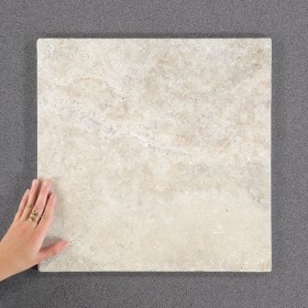 The French Pattern Set Oyster Grey natural stone tile is a beautiful travertine tile commonly used in kitchens & bathrooms