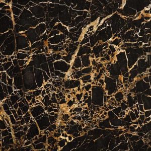 A marble tile in black and gold colour