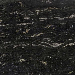 A granite tile in lack colour. Great for use in kitchens & bathrooms