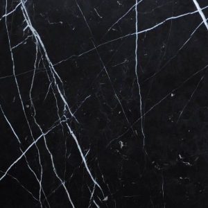 A natural stone tile. The Nero Marquina is a marble tile in black colour