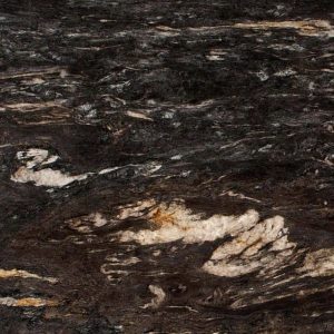 A granite tile with dark undertones. Can be used in kitchens and bathrooms.