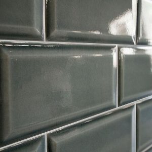 A darker spanish subway tile. Used on walls in bathrooms and kitchens. This ceramic tile makes a great splashback tile for your kitchen