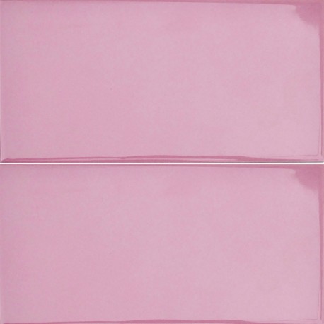 A beautiful ceramic subway tile in pink colour. Perfect for use as a kitchen splashback or bathroom splashback