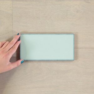 A subway tile perfect for use as a kitchen splashback or bathroom wall tile. The LOL Acquamarine is the perfeect ceramic wall tile for your bathroom, kitchen and splashback