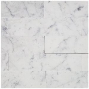 The Brushed Carrara marble subway tile is a lightly coloured subway wall tile. Mainly used in bathrooms and kitchens.