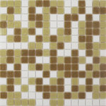 A combination of brown colours/ This mosaic tile makes a great wall tile for your bathroom, kitchen or swimming pool wall