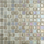 Vidrepur Fusion Grey pool tile and splashback tile