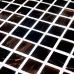 The perfect black mosaic tile for swimming pools and splashbacks