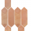 Handmade Moroccan terracotta picket tile