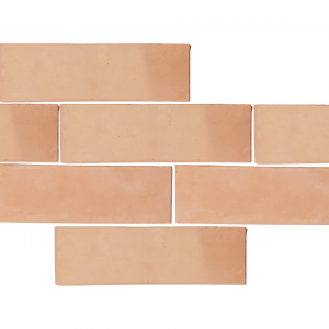 A mexican subway tile made from terracotta. The perfect subway wall tile for kitchen splashbacks and bathroom walls..